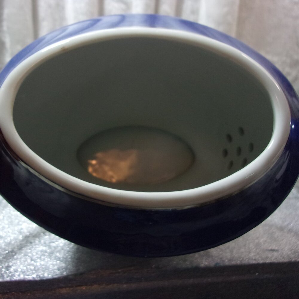 H-359 BOMBAY CERAMIC CHIOISERIE TEAPOT - Picture 9 of 16